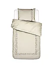 ESSENZA | Satin-Bettwäsche VERONIQ 70x90cm/140x200cm Balsam Green | beige